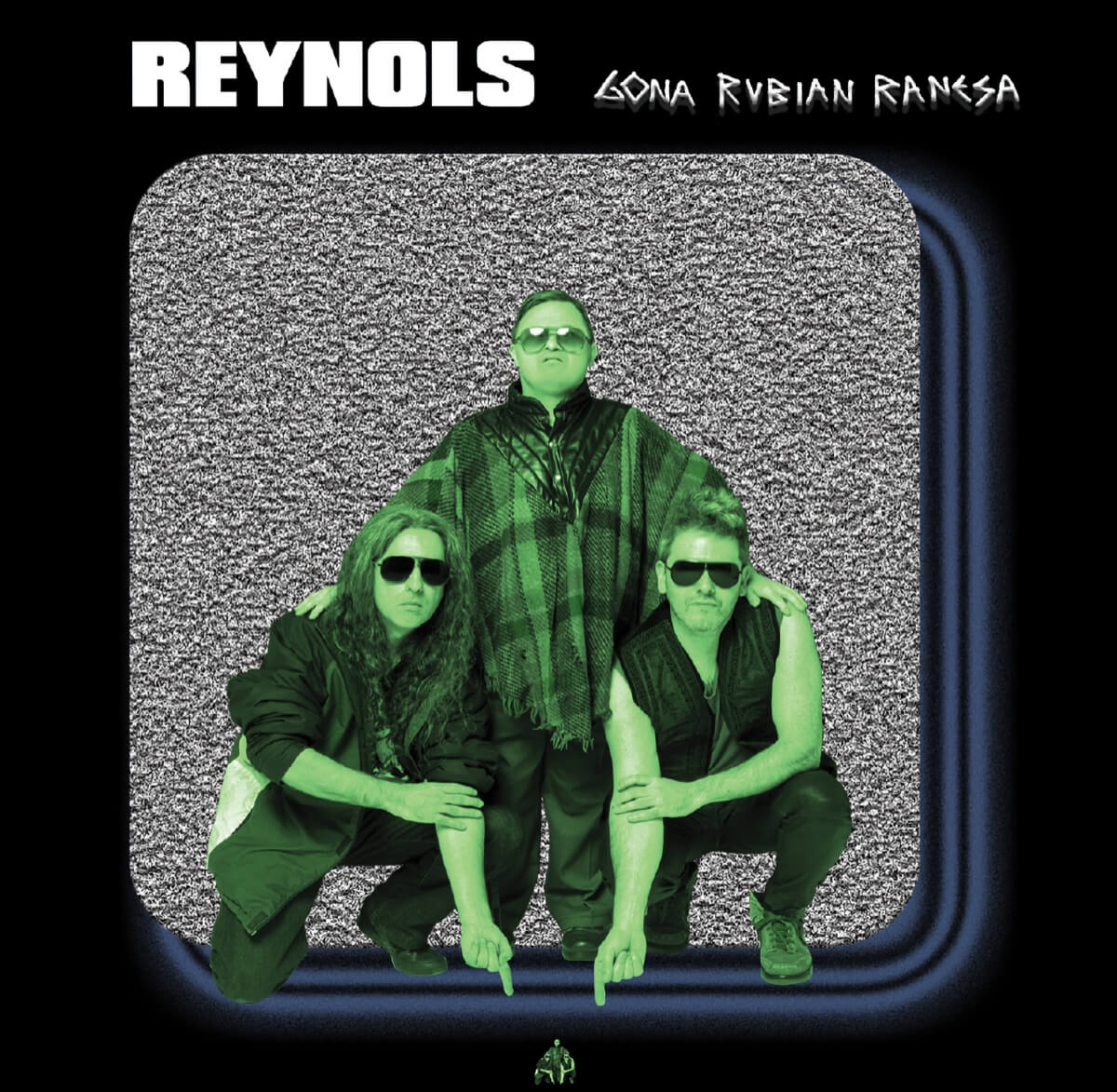Reynol's Gona Rubian Ranesa album cover image printed on Alien Green translucent vinyl.