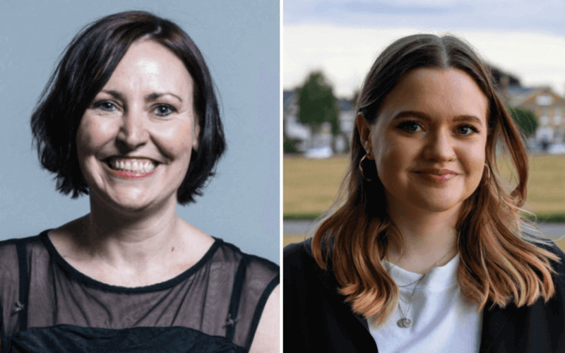 Separate head and shoulders of Vicky Foxcroft and Ellen Morrison