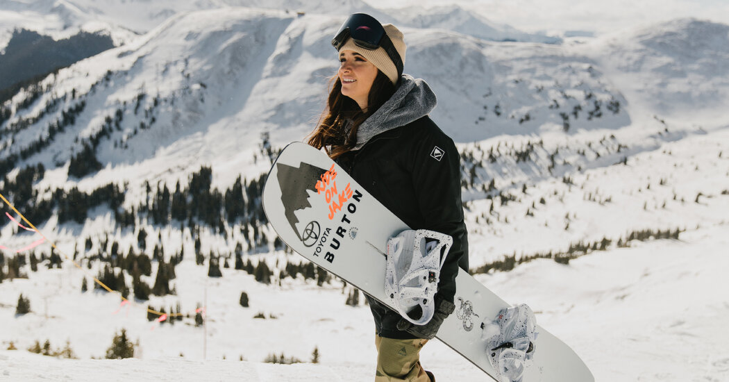 With Use of Only One Arm, a Snowboarder Speeds to Success