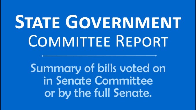 State Government Committee – Week 12, 2021