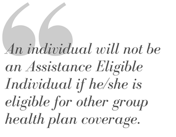 IRS Guidance on COBRA Subsidy, Part II: Determining Assistance Eligible