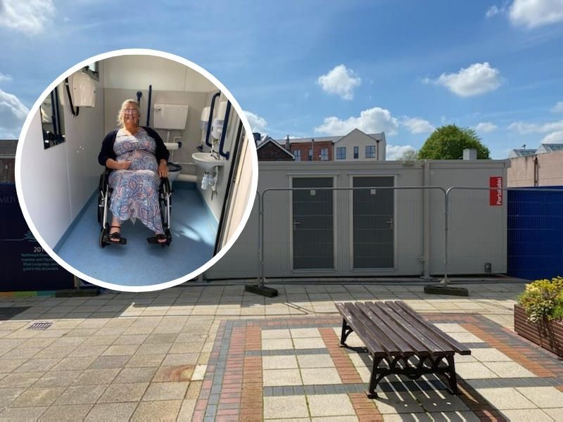 Disability rights campaigner happy with accessibility at town's new public toilets