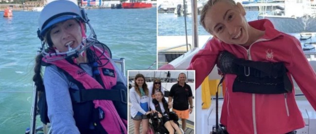 Disabled Sailor Natasha Lambert Navigates Boat Using Sip And Puff