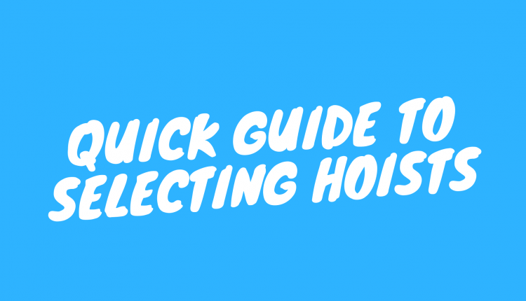 Quick Guide To Selecting Hoists – Mobility Scooters, Disability Aids
