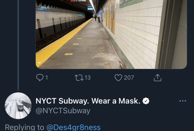 MTA Deletes Tweet Explaining Why Subway Station Benches Were Removed