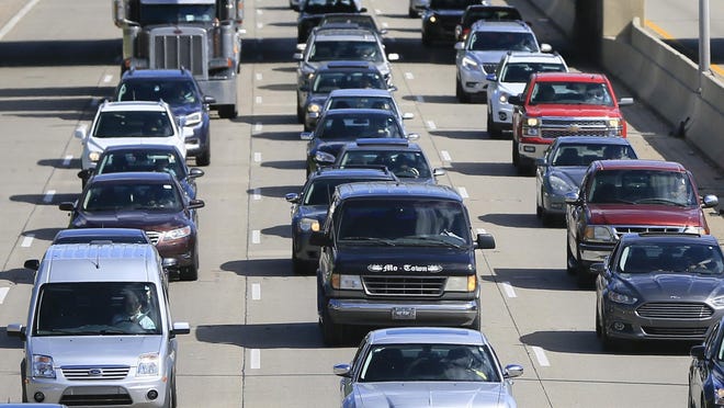 In a file photo dated June 23, 2015, traffic is heading north along the Detroit lodge freeway.  Lawyers are concerned that accident victims will not be able to get the services they need to deal with the injuries they have suffered without taking legislative action.