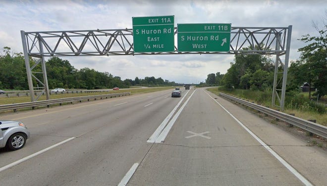 Interstate 275 on South Huron Road in the Huron Township.